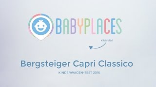 Bergsteiger Capri Kinderwagentest von BabyPlaces [upl. by Niraj]