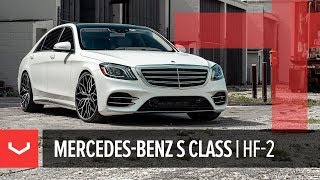 Vossen Hybrid Forged HF2 Wheel  MercedesBenz S Class  Brushed Gloss Black [upl. by Frere173]