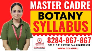 Master Cadre Biology Coaching  Master Cadre Biology Syllabus  Master Cadre ScienceBotany Syllabs [upl. by Maiga806]