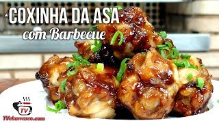 Como Fazer Coxinha da Asa com Barbecue  Tv Churrasco [upl. by Seuqram312]