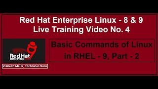 Basic Commands of Linux in RHEL  9 Part  2 [upl. by Herson]