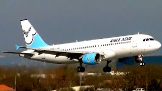 Aigle Azur Airbus A320 FHBII at ToulouseBlagnac TLSLFBO [upl. by Pauline]