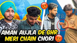 AMAN AUJLE NE MERI GOLD CHAIN CHORI KRLI😡  MOHALI CH BOLLYWOOD SHOPPING GONE WRONG😂  BEING BRAND [upl. by Ahsenyt]