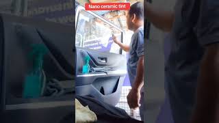 Nano ceramic tint installation on Toyota Veloz [upl. by Maillw457]