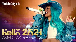 Karol G New Year’s Eve Performance  Hello 2021 Americas [upl. by Mientao]