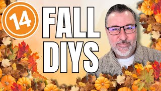 14 Fall DIYs Fall Wreaths and Décor Fall Compilation  diy DavesWreaths [upl. by Dorsy727]