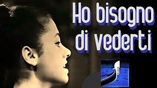 GIGLIOLA CINQUETTI quotHO BISOGNO DI VEDERTIquot Live at Sanremo Festival 1965 ⬇️Testo⬇️Lyrics [upl. by Ahsian]