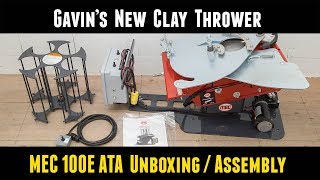 MEC 100E ATA Target Thrower Unboxing and Setup [upl. by Ihdin]