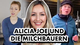 AliciaJoe  Die MILCHINDUSTRIEN  Bäuerinnen reagieren  VEGANERIN antwortet  Lebt vegan [upl. by Jennica]