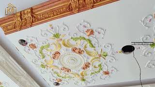 Gypsum Ceiling  Savar Jirani Bazar  Tanguri Pukurpar  01715440995  KB Gypsum Decoration [upl. by Dewees]