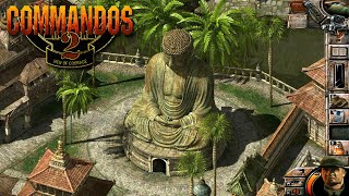 COMMANDOS 2 Men of Courage  Target Burma  full gameplay walkthrough with commentary HD [upl. by Ahsilram]