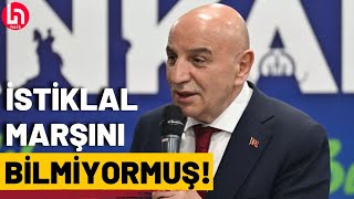 Turgut Altınok İstiklal Marşı’nı yanlış okudu Sinan Akçıl da kurtaramadı [upl. by Red48]