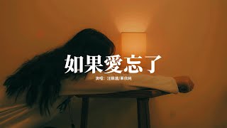 汪蘇瀧單依純  如果愛忘了『如果愛忘了 淚不想落下，那些幸福啊 讓她替我到達。』【動態歌詞MV】 [upl. by Breena]