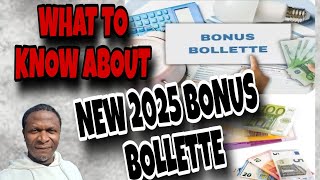 BONUS BOLLETTE 2025 quot WHAT YOU NEED TO KNOW ABOUT IT quot [upl. by Suoicerpal]