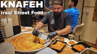 Knafeh Traditional Arab dessert From Baghdad  Iraqi food [upl. by Callas90]