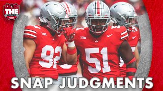 Snap Judgments Ohio State slogs though home win as Buckeyes continue to struggle in trenches [upl. by Atnicaj928]