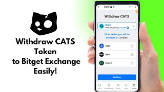 Withdraw CATS Token to Bitget Exchange A StepbyStep Guide [upl. by Lednik]