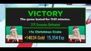 Easily Solo NEW XMAS RAID UTD NO OP UNITS Ultimate Tower Defense Roblox [upl. by Maclaine]