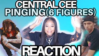 CENTRAL CEE  PINGING 6 FIGURES MUSIC VIDEO REACTION amp REVIEW  IMAHN DIONNE [upl. by Elbas]