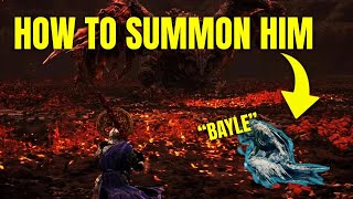 How to summon IGON NPC for BAYLE in elden ring DLC  NPC Summon for bayle guide [upl. by Mohr]