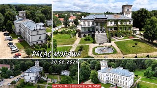 🇵🇱 Pałac Morawa 20062024 z drona MINI 4 Pro 4k in Poland 🇵🇱 [upl. by Cupo305]