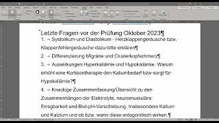 Letzte Fragen vor der Prüfung Oktober 2023 [upl. by Lledrev]