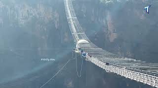 Dangerous diving from suspension bridge Kushma Nepal Joel Khedia [upl. by Zora]