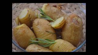 Pieczone ziemniaki z rozmarynem hasselback  przepis [upl. by Aerb]