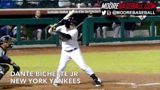 Dante Bichette Jr 3B New York Yankees Swing Mechanics SlowMoMechanics MooreBaseball [upl. by Olson660]