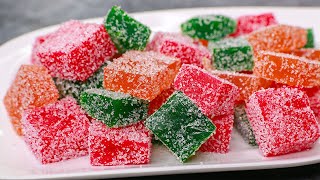 Gummy Candy Recipe  Jujubes Recipe  Jello Candy Recipe  Yummy [upl. by Melvina]