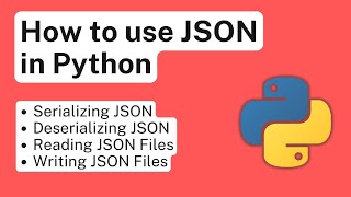 How to use JSON in Python [upl. by Pickford]