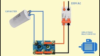 Connect Your Single Phase Motor with Just One Capacitor  Learn How Now [upl. by Rehtse]