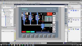 Meyve suyu fabrikası otomasyonu ve SCADA Juice Factory Automation and SCADA [upl. by Etnaik]