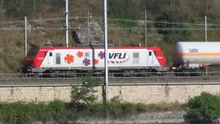 Des trains qui passent  29 juillet 2016  DONZERE [upl. by Dodson]