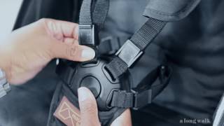 Mountain Buggy Nano Review Adjusting harnesss and shoulder straps [upl. by Esilehs]