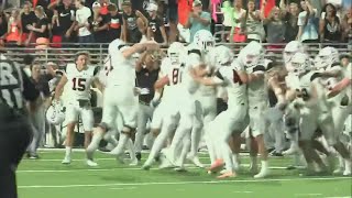 Texas high school football Aledo tops Denton Guyer in North Texas thriller with gamewinning field [upl. by Ameehs]