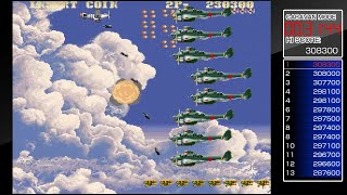 USAAF ムスタング キャラバン 308400pts アケアカ PS4 [upl. by Hguh]