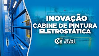 Inovação nova cabine de pintura eletrostática  Currais Itabira [upl. by Moe903]