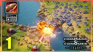 Command amp Conquer Legions Gameplay Walkthrough Part 1 Android iOS [upl. by Airbmat651]