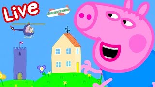 🔴 Giant Peppa Pig and George Pig LIVE FULL EPISODES 24 Hour Livestream [upl. by Suirtimid]