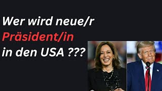 Wer wird neuer Präsidentin in den USA [upl. by Yesor]