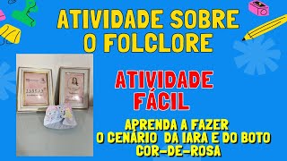 Crie um Cenário Mágico com Iara e o Boto CordeRosa  Tutorial de Artesanato [upl. by Bacon]