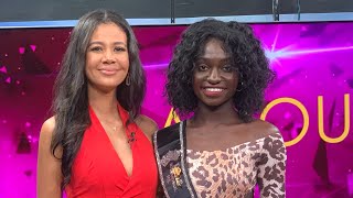 Lovely Bazile  Miss International Haiti 2024 à lémission Glamour TV Show [upl. by Irrok]