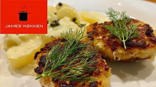 Fiskefrikadeller Danish fish cakes [upl. by Elaina]