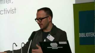 Cory Doctorow on libraries ebooks and DRM [upl. by Leryt]