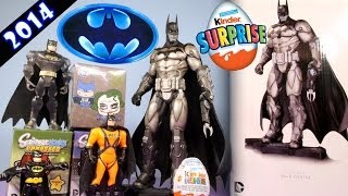 Batman Arkham Asylum Armored Statue Unboxing  DC Comics Toys Surprise Packs  Kinder Surprise Egg [upl. by Nageam]