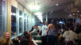 Dennys girl fight part 1 Chicopee MA [upl. by Lemart156]