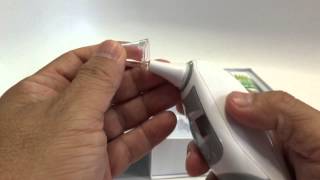 How to change units on infrared ear thermometer  Unboxing Gland Electric thermometer [upl. by Aivekal]