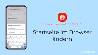 Startseite im Browser ändern  Huawei Android 10  EMUI 12 [upl. by Kreda]