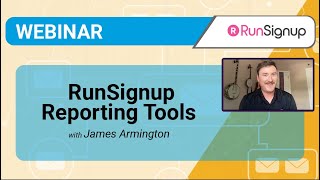 RunSignup Reporting Tools [upl. by Chelton949]